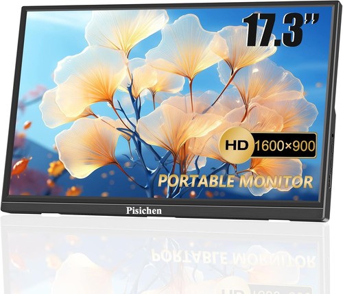 Portable monitor hd - 17.3", monitor,