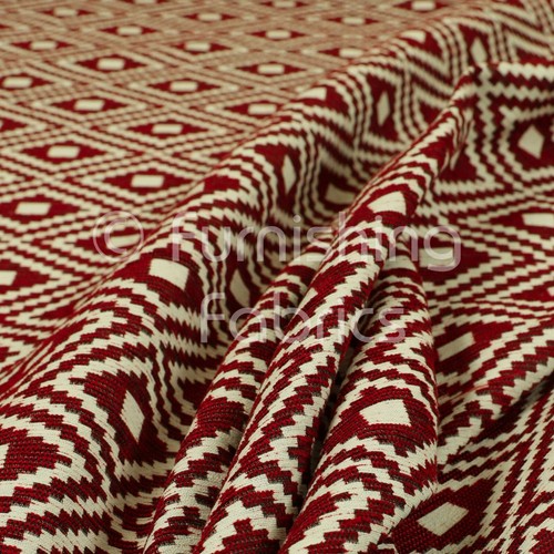 Fire treated red - red, white