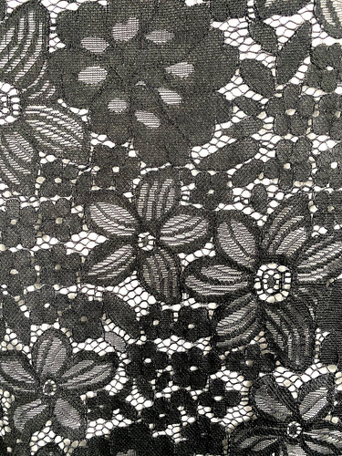 Metres black multi floral - 2,