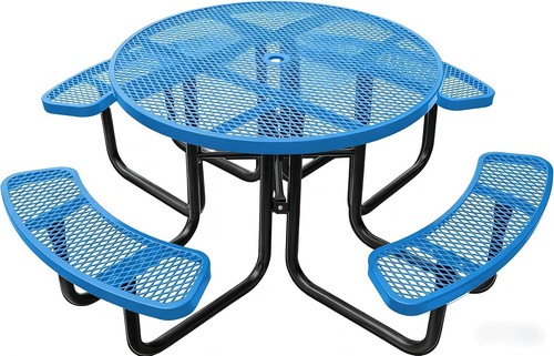 46in metal picnic table - picnic, coated