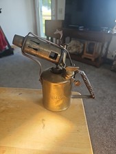 Vintage Primus Brass Paraffin Blow Torch No. 636 - BA Hjorth - Sweden. Rustic!