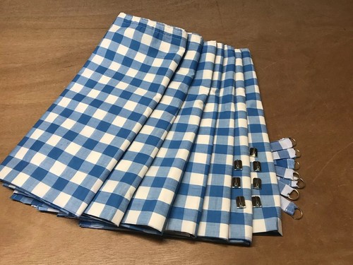 Gingham fabric both sides - fabric,