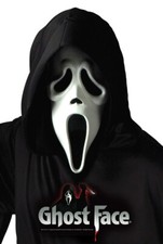 OFFICIAL! Ghost Face Scream Mask With Shroud Easter Unlimited Fun world