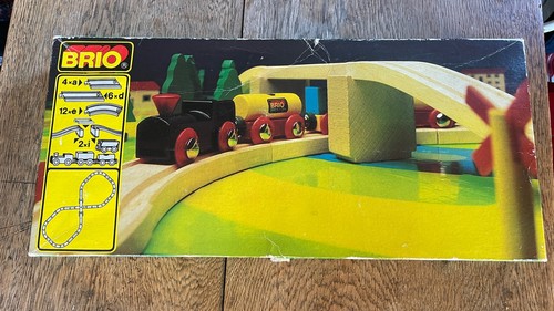 Boxed brio vintage wooden - vintage,