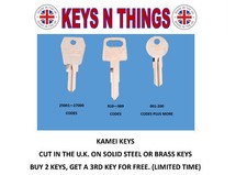 Kamei Thule Mont Blanc Bosal Menabo Summit Roof Bar Roof Box Keys Cut To Code.