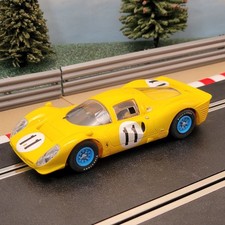 Scalextric 1:32 Car - C2787 Yellow Ferrari P4 330 #11 *LIGHTS*