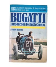 RARE Ballantines History of the Car Bugatti 1st Ed 1971 Signed by E. Dean Butler