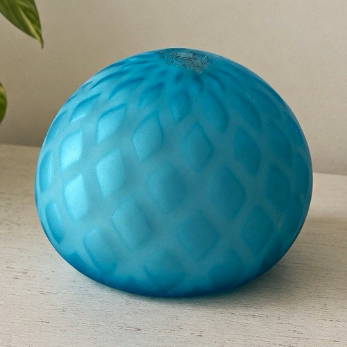Victorian blue quilted satin - blue,