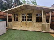 Summerhouse Shed Garden Room Check Delivery Postcodes in Description FITTED