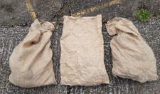 10x Hessian Burlap Jute Bags Sacks Empty For Coffee Beans, Spices, Wood, Grains
