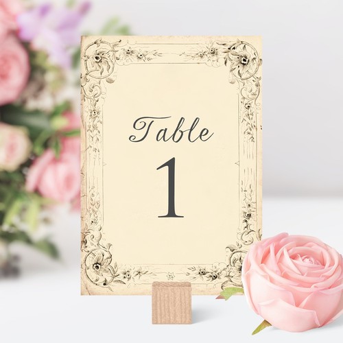 Antique style wedding table - wedding,