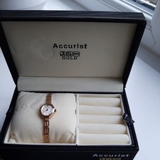 Accurate 9ct Gold Ladies Wrist Watch