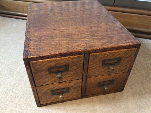 Rare vintage drawer wooden - 4,