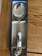 Royal Worcester Evesham Vegetable Spoon In Box