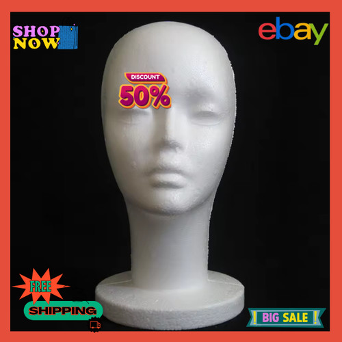 Polystyrene foam head - foam, dummy