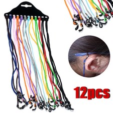 12X Colorful Children Nylon Glasses Strap Kids Eyeglass Rope Cord Chain Holder