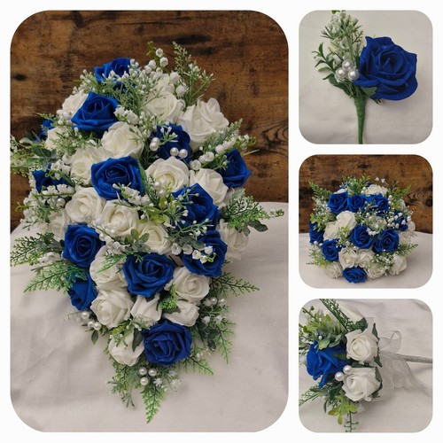 Wedding bouquets royal blue - wedding,