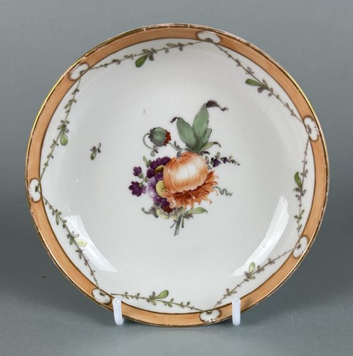 Furstenberg c1770 saucer - furstenberg,