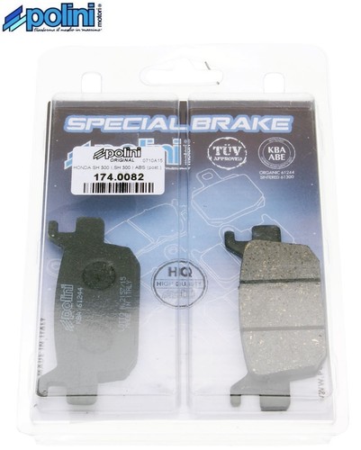 Set rear brake pads - rear,