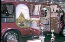 Custom Hot Rod Van w/ Trophies
