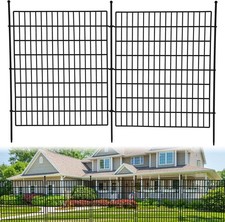 Garden Fence 10 Panels No Dig Decorative Fence for Yard Patio Animal Barrier