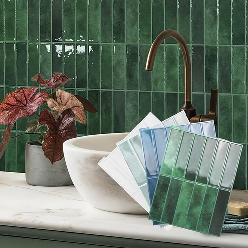 50pcs green peel and stick - green,