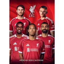 Liverpool FC 2026 A3 Wall Calendar Official
