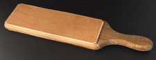 Duke City 2 Sided Paddle Strop Natural Veg Tan Cowhide (Fine Leather Both Sides)