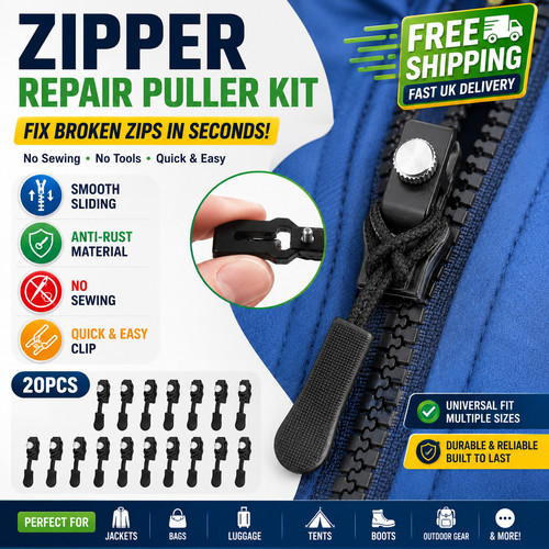 60pcs zipper repair kit - zipper,