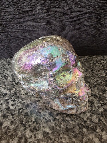 Aura sphalerite skull - 3.6",