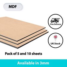 MDF Sheets A4 Size 3mm Thickness Wooden Wood Board Sheet Boards plywood