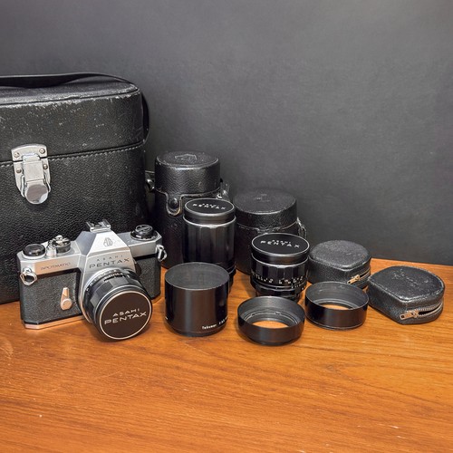 Pentax spotmatic outfit - pentax, sp