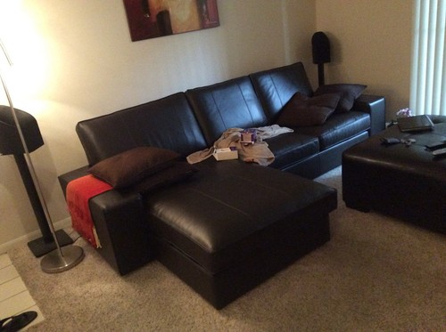 Brown ikea leather - ikea,