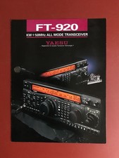 YAESU FT-920 Brochure in