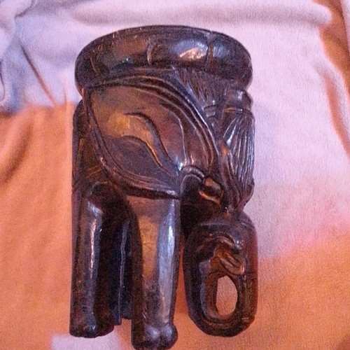 Hand carved brown - hand, wooden