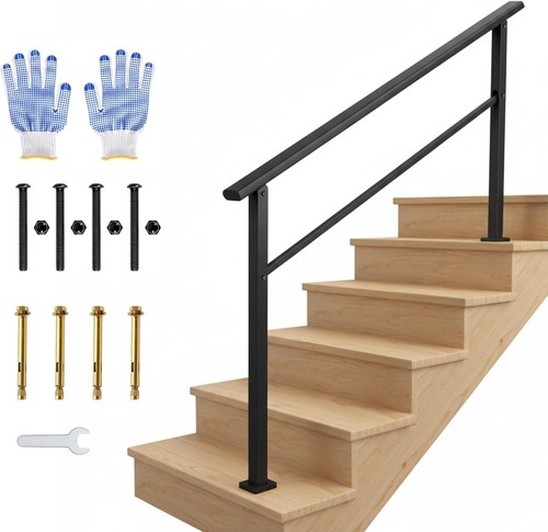 Step outdoor stair handrail - step,