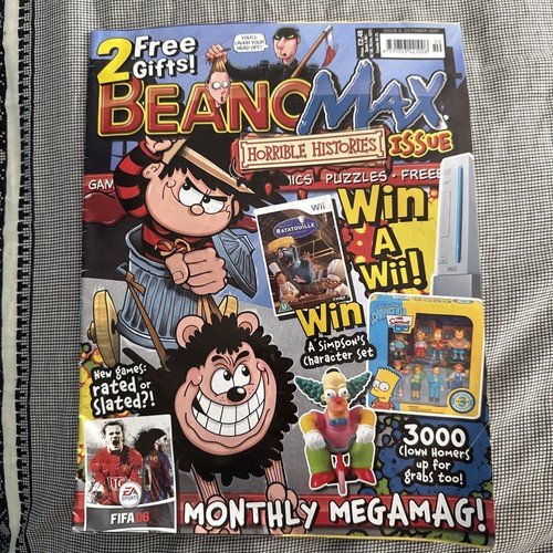 Beano max magazine oct 2007 - magazine,