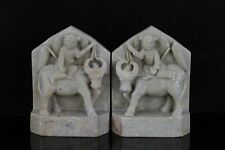 Republic period Chinese soapstone carvings stone water buffalos and chilldren