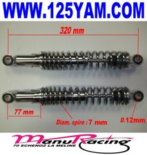 new shock absorbers chrome 320 mm remanufacture yamaha 125 175 ty 125ty 175ty 