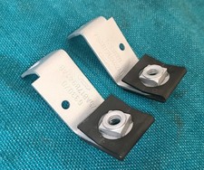 MK2 Ford Escort Front Bumper Mounting Bracket Pair Original 75AB17B942AB