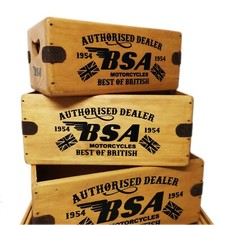 BSA Vintage Wooden Box Classic