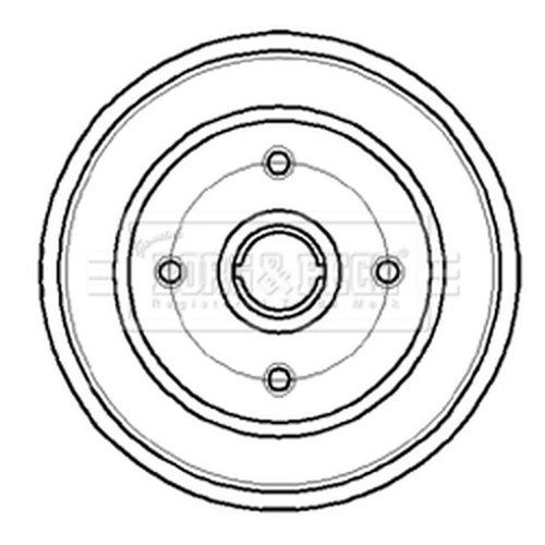 Brake drums for - brake, (pair)