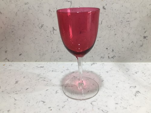 Mid 20th cranberry wine - c,