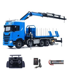 770S 1/14 RC Flatbed Timber 10x10 Metal Hydraulic Crane Radio Control Dump Truck