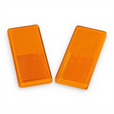 2x Self-Adhesive Amber /