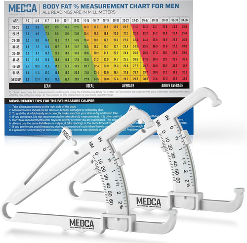 Skinfold body fat caliper - caliper,