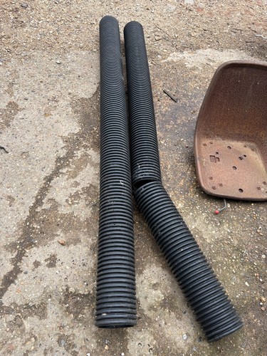 Black twinwall drainage pipe - black,