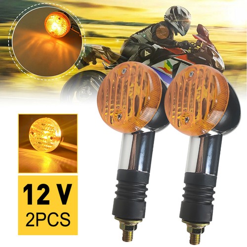 Pair amber motorcycle turn - pair,