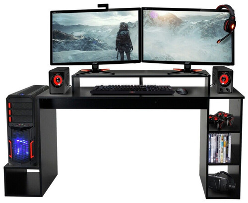 Home gaming desk black - desk,