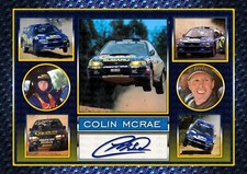 Colin McRae V2 - Subaru World Rally - Signed Autograph Photo Print Memorabilia 
